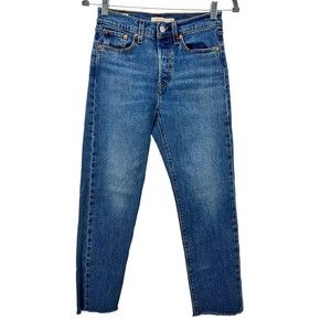 Levi's Blue Straight Leg Women's Jeans